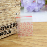 100PCS 3.5x5CM Zip Lock Bags Clear Poly Bag Reclosable Plastic Small