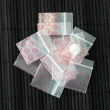 100PCS 3.5x5CM Zip Lock Bags Clear Poly Bag Reclosable Plastic Small