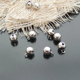 100PCS Antique Bronze Bell Charms DIY Jewelry Findings Accessories
