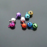 100PCS Antique Bronze Bell Charms DIY Jewelry Findings Accessories