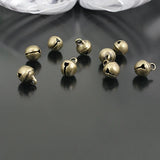 100PCS Antique Bronze Bell Charms DIY Jewelry Findings Accessories
