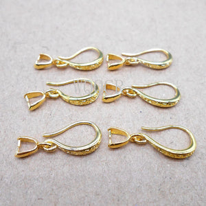 100PCS 925 Silver Matte Ear Hook Earrings Blank Base DIY Jewelry Making