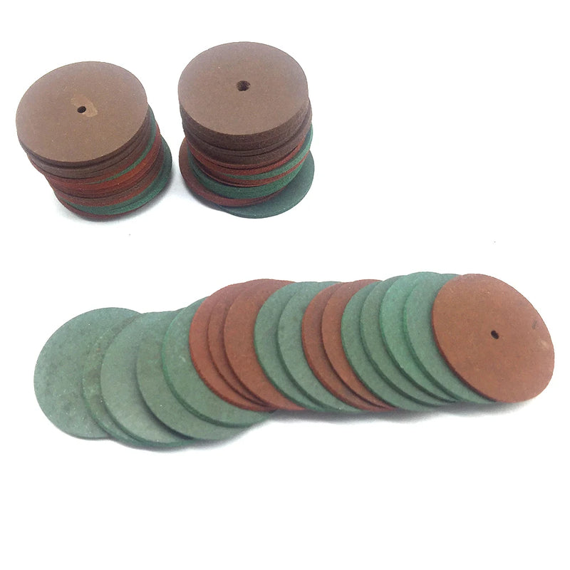 100PCS Assorted Fine Rubber Polishing Wheels Jewelry Buffing Tool