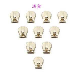 100PCS Bags Zipper Zip Slider Head DIY Accessories