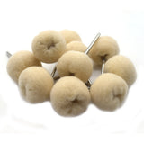 100PCS Wool Polishing Head Grinding 2.35MM Shank Felt Buffing Wheels