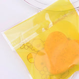 100PCS Cartoon Bear Goodie Bags Yellow