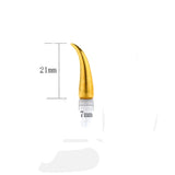 100PCS 21mm Metal Screw Back Spots Cat Claw Spikes Studs for Leather Craft