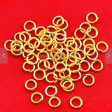 100PCS Plated Jump Ring 5MM 4 Gauge - DIY Jewelry Making