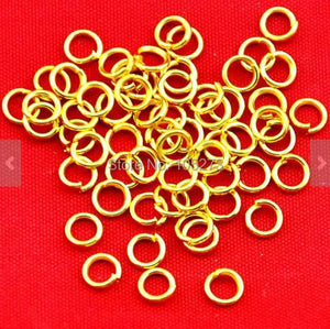 100PCS Plated Jump Ring 5MM 4 Gauge - DIY Jewelry Making