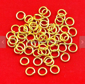 100PCS Plated Jump Ring 5MM 4 Gauge - DIY Jewelry Making