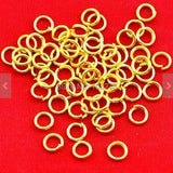 100PCS Plated Jump Ring 5MM 4 Gauge - DIY Jewelry Making