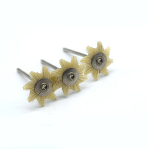 100PCS Jewelry Polishing Brush Wheel with 2.35mm Shank