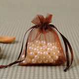 100PCS 7Color Organza Lace Velvet Bags Jewelry Boxes Packaging Gift