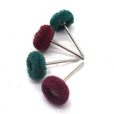100PCS Mini Brush Nylon Fiber Grinding Head Buffing Polishing Wheel