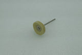 100PCS Mini Leather Polishing Wheel 2.35 CM Shank Jewelry Rotary Tool