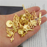 100PCS Enamel Charms Mix for Jewelry Making Earring Bracelet Necklace Pendants