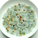 100PCS Natural A Jade Beads 3.5-4mmW Colorful Loose Bead DIY Bead