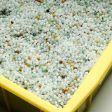 100PCS Natural A Jade Beads 3.5-4mmW Colorful Loose Bead DIY Bead