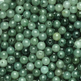 100PCS Natural A Jade Beads 5-6mm Oil-green Loose Bead