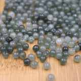 100PCS Natural Oil Green Jade Jadeite Round Bead 3.5mm