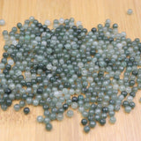 100PCS Natural Oil Green Jade Jadeite Round Bead 3.5mm