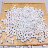 100PCS Natural Green Jade Jadeite Ellipse Smooth Bead 6*9mm