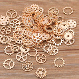 100PCS Mini Alloy Steampunk Cogs & Gears DIY Jewelry Accessories