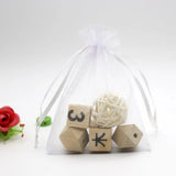 100PCS Organza Bags Jewelry Packaging Wedding Party Christmas Drawstring Pouch