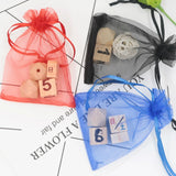 100PCS Organza Bags Jewelry Packaging Wedding Party Christmas Drawstring Pouch