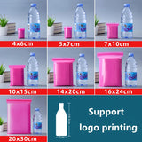 100PCS Peach PE Ziplock Packaging Bag Reclosable Storage Pouches