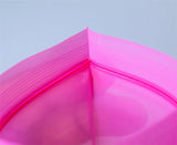 100PCS Peach PE Ziplock Packaging Bag Reclosable Storage Pouches