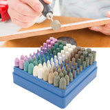 100PCS Grinding Mounted Points Cylinder Shape Rotary 3mm