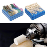 100PCS Grinding Mounted Points Cylinder Shape Rotary 3mm
