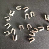 100PCS Fish Scale Bone Caps Sleeve Accessories Stainless Steel DIY Craft