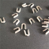 100PCS Fish Scale Bone Caps Sleeve Accessories Stainless Steel DIY Craft