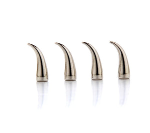 100PCS 21mm Silver Screw Back Spots Cat Claw Studs for Leather Craft, Punk