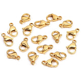 100PCS Stainless Steel Lobster Clasp for Jewelry Making