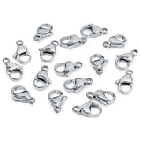 100PCS Stainless Steel Lobster Clasp for Jewelry Making