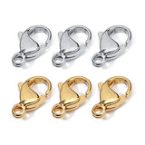 100PCS Stainless Steel Lobster Clasp for Jewelry Making