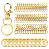 100PCS Swivel Clasps Key Chain Clip Hooks for DIY Crafts
