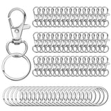 100PCS Swivel Clasps Key Chain Clip Hooks for DIY Crafts