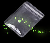 100PCS Self Seal Bags PVC Jewelry Bracelet Zipper Earings Pouch