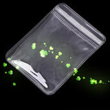 100PCS Self Seal Bags PVC Jewelry Bracelet Zipper Earings Pouch