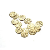 100PCS Alloy Coin Disc Charms for Jewelry Making