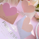 100PCS Heart Postcard Greeting Card Wedding Invitation Envelope Message Cards