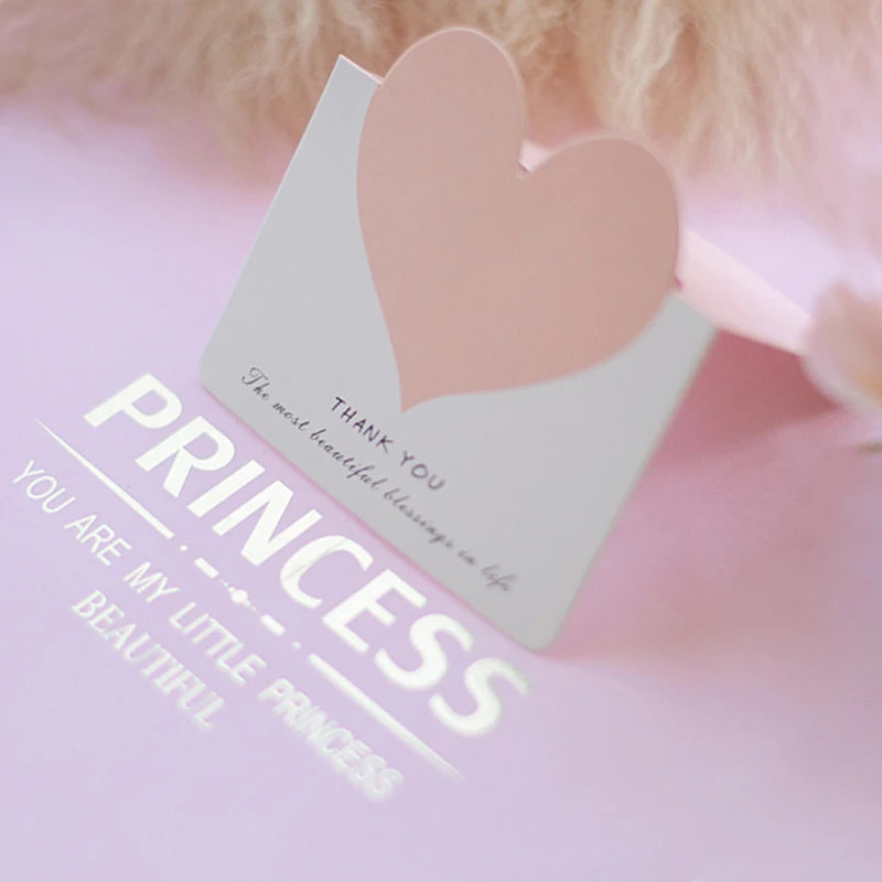 100PCS Heart Postcard Greeting Card Wedding Invitation Envelope Message Cards
