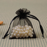 100PCS Organza Bag Wedding Jewelry Packaging 7x9cm Pouches Purple Gift Bags