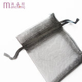 100PCS Organza Bag Wedding Jewelry Packaging 7x9cm Pouches Purple Gift Bags