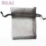 100PCS Organza Bag Wedding Jewelry Packaging 7x9cm Pouches Purple Gift Bags