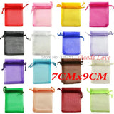 100PCS Wedding Gift Organza Bags 7CMX9CM AA(W03179)